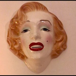 Marilyn 1988 Clay Art mask -wall decor
